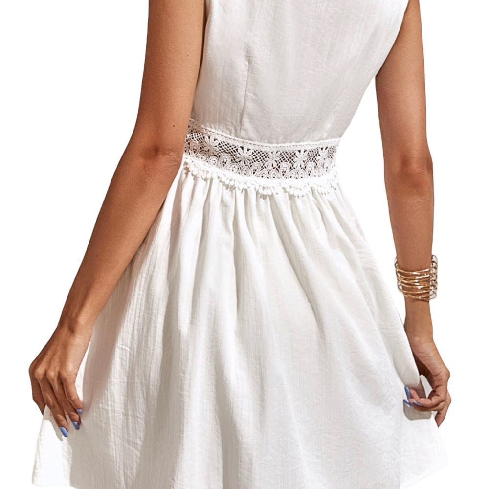 Shein | Lace Trim Summer Dress - Picture 6 of 13